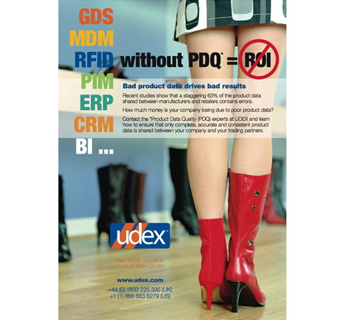 Ad featuring the benefits of UDEX PDQ.