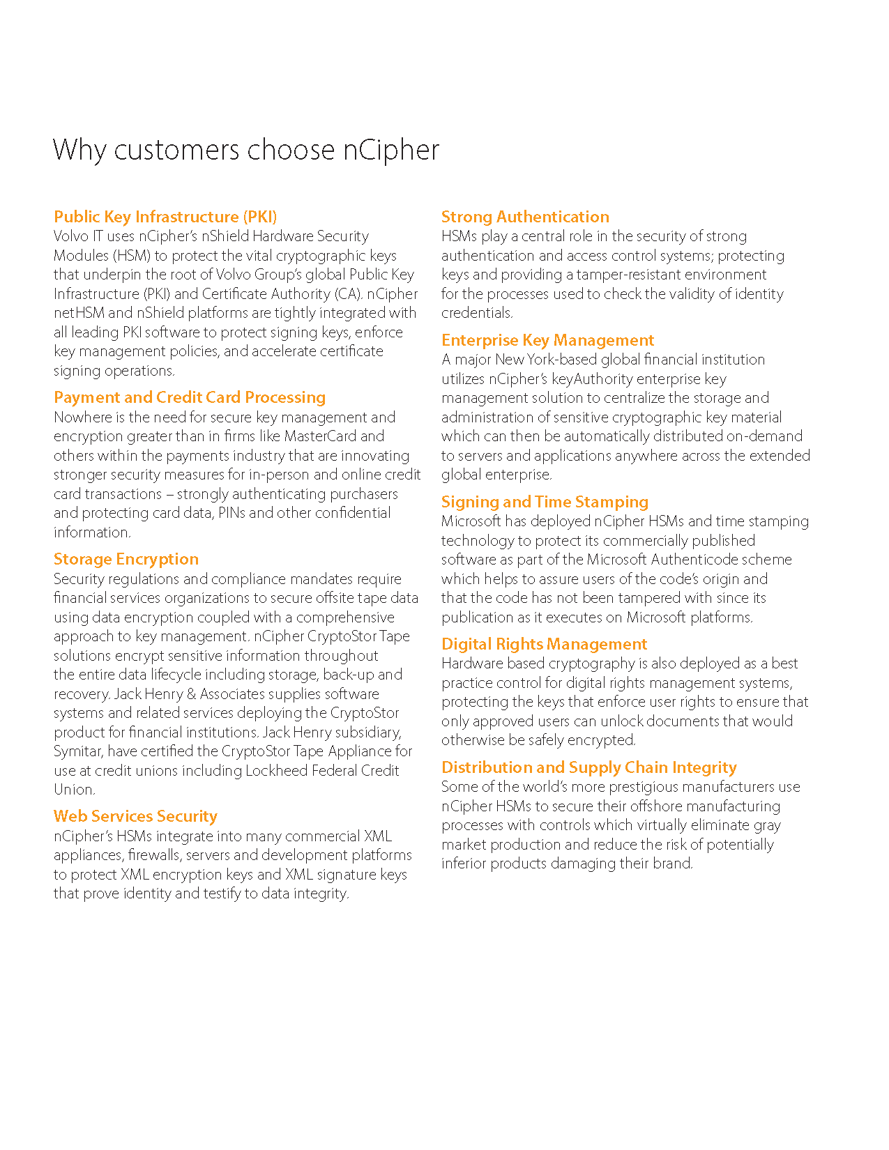 nCipher corporate overview